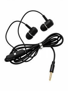 Орбита OT-ERG59 Черные наушники-гарнитура (3.5мм)